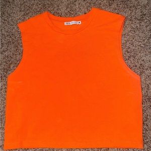 Orange Zara Tank